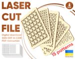 Patrones SVG para Corte Láser: Conjunto de 15 Diseños Vectoriales para Proyectos Creativos