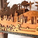 Historia de Pascua SVG para Corte Láser - Decoración en Capas de la Resurrección de Jesús