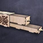 Caja de quemador de incienso corte láser SVG - Soporte de palo de incienso y archivo DXF para yoga - Imagen 3