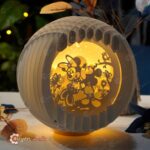 Mickey Mouse 3D SVG para Cricut y Cameo 4 - Globe Popup Lightbox Papercraft - Imagen 4