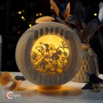Mickey Mouse 3D SVG para Cricut y Cameo 4 - Globe Popup Lightbox Papercraft - Imagen 8
