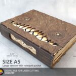 Libro de Monstruos A5 - Archivos SVG, PDF y CDR para Corte Láser Creativo