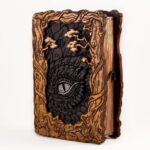 Plantilla de Corte Láser "Libro del Dragón" - Archivos AI, SVG, CDR, 3-4.5 mm para Manualidades