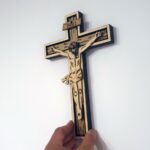 Archivos vectoriales de corte láser Jesús en la Cruz - 6 capas para decoración de pared - SVG y DXF - Imagen 5