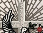Plantilla de corte láser paloma sagrada en capas 3D para cruz religiosa en madera contrachapada SVG DXF - Imagen 4