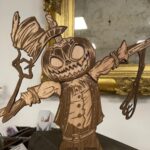 Conjunto Espeluznante de Hombre Calabaza para Decoración Halloween - Archivo Láser Lightburn D1 Pro - Imagen 4