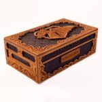 Plano de joyero dragón para corte láser - Archivos SVG, PDF y CDR - Múltiples grosores 3-5 mm - Imagen 3