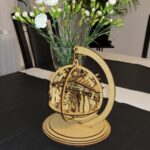 Plantilla 3D de Bola de Navidad para Corte Láser - Archivos SVG y Lightburn, Ideal para Decoraciones Navideñas - Imagen 2