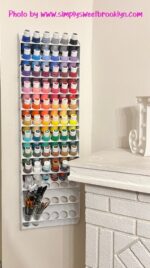 Portabotellas de pintura acrílica 2oz/59ml - Archivo SVG para corte láser, Descarga Digital - Imagen 2