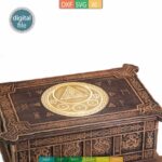 Plantilla de Joyero Vikingo con Incrustaciones - Diseño Grabado en AI, SVG, DXF | Descarga Digital - Imagen 7