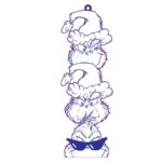 Cartel Navideño de Navidad SVG para Corte Láser - Decoración de Puerta de Dibujos Animados - Imagen 2