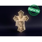 Archivos DXF y SVG para corte láser: Flores, cintas y adornos de Pascua para Glowforge - Imagen 9