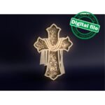 Archivos DXF y SVG para corte láser: Flores, cintas y adornos de Pascua para Glowforge - Imagen 4