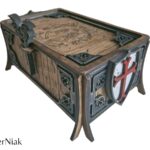 Cofre del Tesoro para D&D en Madera Contrachapada - Corte Láser y Archivos SVG, PDF, EPS, DXF