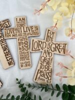 Paquete de Cruces Cristianas SVG y DXF para Corte Láser - Descarga Instantánea para Pascua y Navidad - Imagen 4