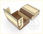 Caja de regalo SVG para corte láser - Organizador, joyero y almacenamiento de hilo y agujas - Imagen 7