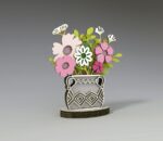 Florero de mandala 3D multicapa para corte láser | Archivo SVG y DXF para decoración de mesa - Imagen 6