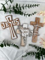 Paquete de Cruces Cristianas SVG y DXF para Corte Láser - Descarga Instantánea para Pascua y Navidad - Imagen 3
