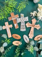 Paquete de Cruces Cristianas SVG y DXF para Corte Láser - Descarga Instantánea para Pascua y Navidad - Imagen 6