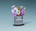 Florero de mandala 3D multicapa para corte láser | Archivo SVG y DXF para decoración de mesa - Imagen 7