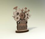 Florero de mandala 3D multicapa para corte láser | Archivo SVG y DXF para decoración de mesa - Imagen 10