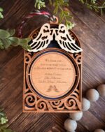 Juego de recuerdo de alas de ángel para corte láser - Adorno memorial y decoración del hogar en SVG y PDF - Imagen 6