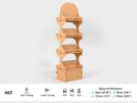 Estantes de Exhibición DIY con Archivos SVG para Corte Láser y CNC – Planos Plegables para Carpintería - Imagen 3