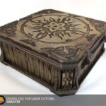 Archivo Digital para Cortadora Láser: Caja Mágica 00201 - SVG, DXF, CDR, 3mm a 5mm, Decorativa