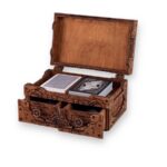 Caja de madera cortada a láser para guardar tarjetas - Archivos DXF, SVG, PDF incluidos - Imagen 10