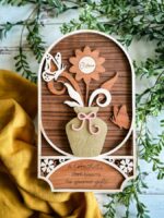 Letrero Personalizado de Flores para Familia de 1 a 12 Miembros - Regalo Día de la Madre - Plantilla SVG/PDF para Corte Láser Glowforge - Imagen 5