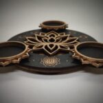 Portavelas de Loto y Chakras - Archivos SVG, AI, CDR para Corte Láser | Descarga Instantánea - Imagen 3