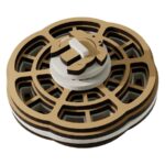 Juego de 4 trompos con estadio - Archivos digitales para corte láser + Manual de ensamble Bilingüe - Imagen 6