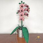 Orquídea de madera 3D, rompecabezas láser para decoración del hogar, regalo perfecto para ella, descarga DXF/PDF - Imagen 9