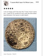 Luna llena 3D de 7 capas SVG y DXF para corte láser, decoración boho de arte de pared - Imagen 10