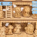 Escena de la Natividad - Archivos Digitales Cortados con Láser para Glowforge en DXF, SVG, PDF y Ai - Imagen 7