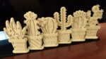 Patrón de Cactus para Corte Láser - Archivos PDF, DXF, SVG, EPS para Manualidades - Imagen 2