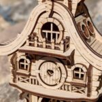 Casa de Conejo de Pascua: Archivos SVG y DXF para Corte Láser con Instrucciones de Montaje - Imagen 3