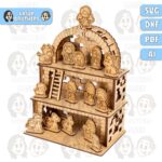 Escena de la Natividad - Archivos Digitales Cortados con Láser para Glowforge en DXF, SVG, PDF y Ai - Imagen 4