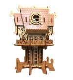 Archivo SVG de Proyecto de Corte Láser: Casa de Plantas en Madera Contrachapada 3D Ready to Use - Imagen 5