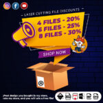 Caja de madera corte láser en forma de control de videojuegos para dulces y regalos, archivos SVG, EPS, PDF, DXF - Imagen 9