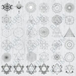 Paquete de 108 Símbolos de Geometría Sagrada para Corte Láser - Archivos SVG, AI, CDR, DXF y PNG - Imagen 3