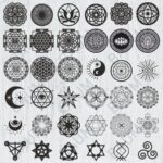 Paquete de 108 Símbolos de Geometría Sagrada para Corte Láser - Archivos SVG, AI, CDR, DXF y PNG - Imagen 2