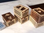 Cajas de madera decorativas para corte láser - Diseño de naipes, regalo del día del padre, tarjetas y cumpleaños - Imagen 8