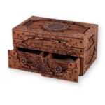 Caja de madera cortada a láser para guardar tarjetas - Archivos DXF, SVG, PDF incluidos - Imagen 3