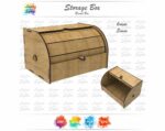 Caja de almacenamiento de pan de madera SVG para corte láser - Patrón descargable instantáneo