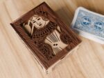Cajas de madera decorativas para corte láser - Diseño de naipes, regalo del día del padre, tarjetas y cumpleaños - Imagen 3