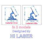 Soporte para teléfono cortado con láser, ángulo giratorio, archivos SVG, DXF, Ai, 3 mm y 1/8" - Imagen 3