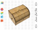 Caja de almacenamiento de pan de madera SVG para corte láser - Patrón descargable instantáneo - Imagen 4