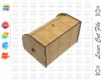 Caja de almacenamiento de pan de madera SVG para corte láser - Patrón descargable instantáneo - Imagen 9