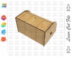 Caja de almacenamiento de pan de madera SVG para corte láser - Patrón descargable instantáneo - Imagen 10